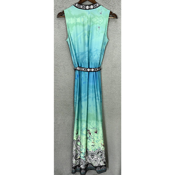 Vtg Y2K New York & Co Maxi‎ Dress Womens XS Blue Feminine Boho Fairy Ethereal - Picture 2 of 8